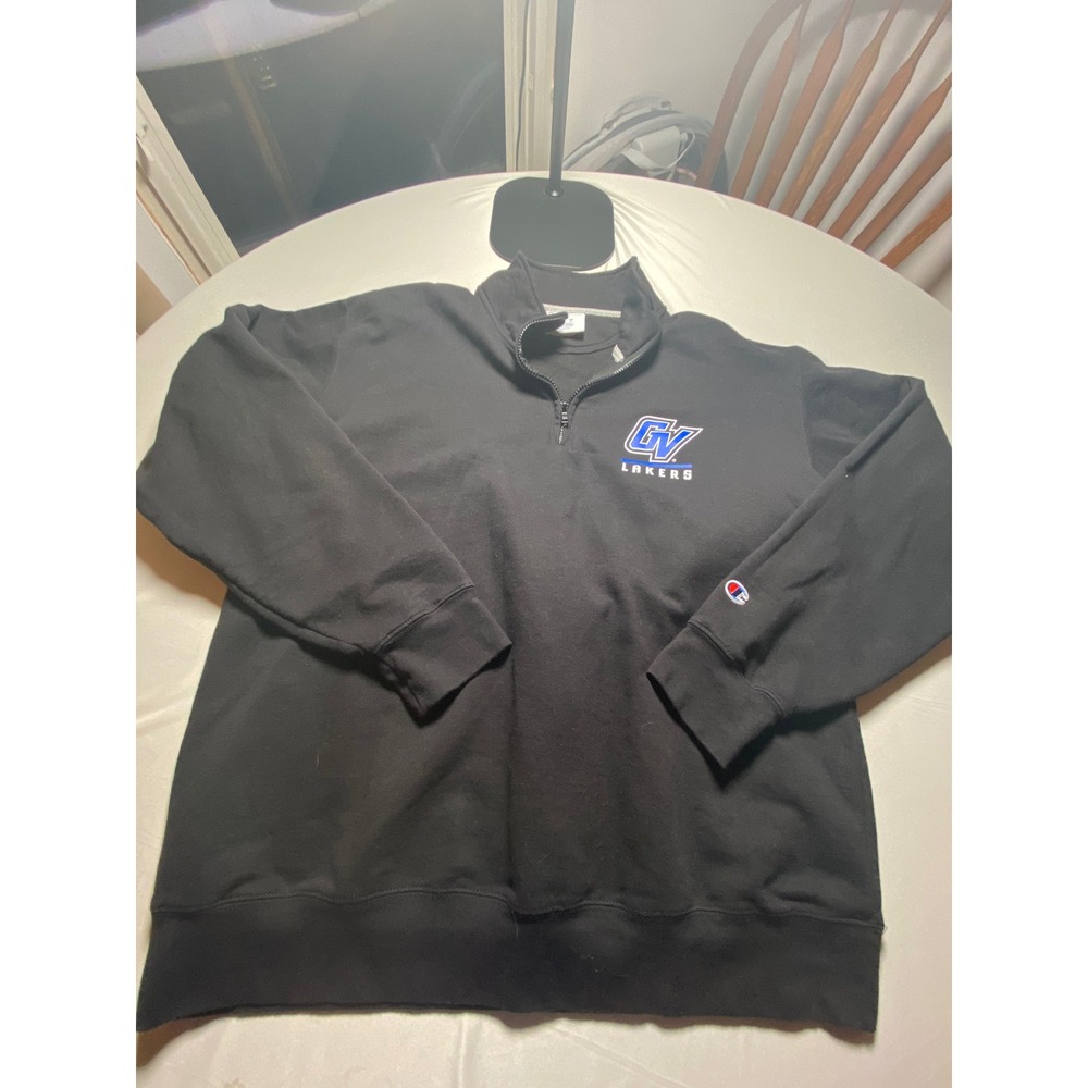 Champion Mens GV Lakers Grand Valley State University Quarter Zip Sweatshirt XL